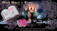 Birthday, Event, Digital, invitation, quinceañera, fantasy, princess, princesa template