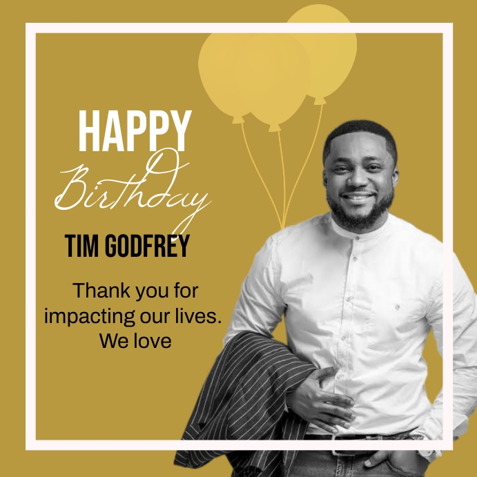 Birthday flier (2) Instagram Post template