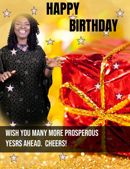 Birthday flier (67) Flyer (US Letter) template