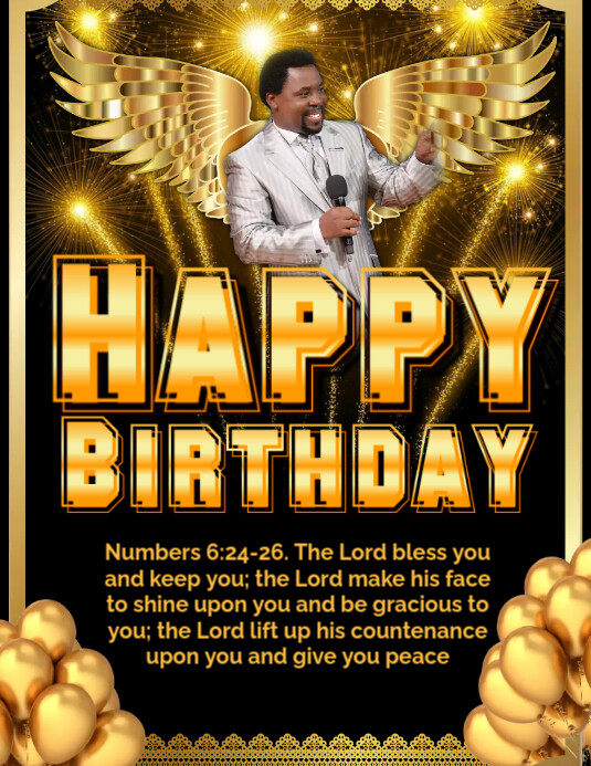 Birthday flyer, Birhday wish, Birthday party, template