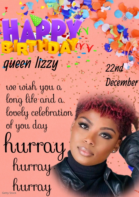 Birthday flyer (1) A4 template