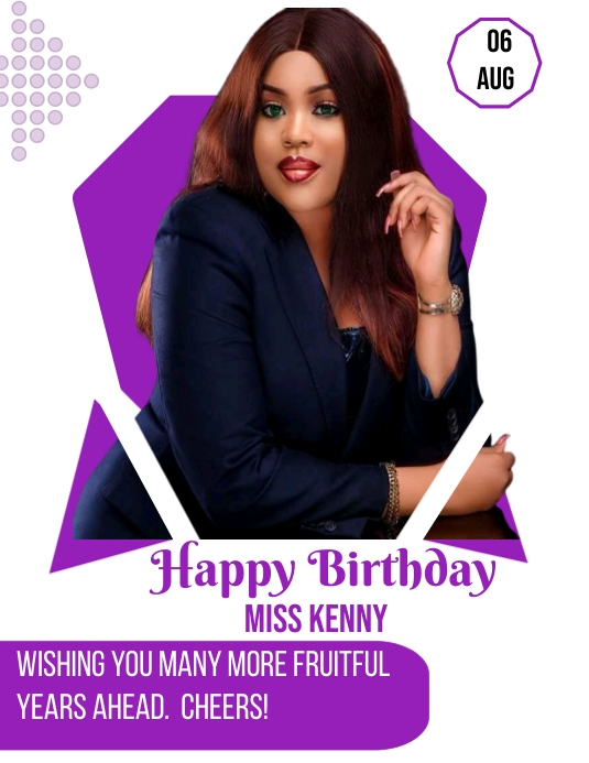 Birthday flyer (36) template