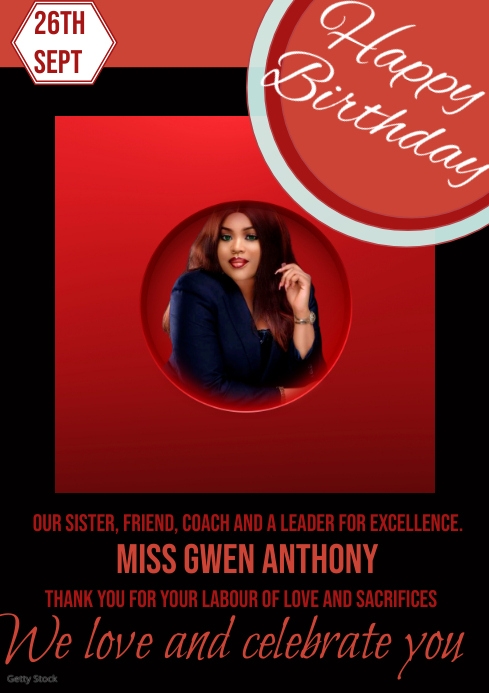 Birthday flyer (43) A4 template