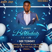 birthday flyer (8) Instagram Post template