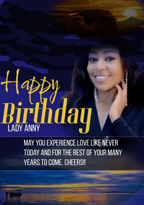 Birthday flyer (18) A4 template