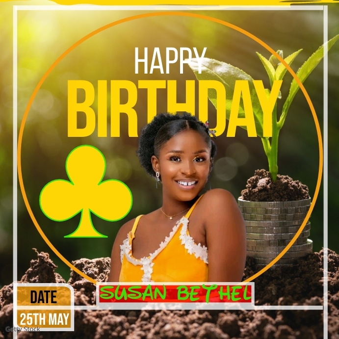 Birthday flyer (2) birthday Instagram Post template
