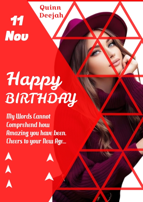 Birthday flyer (2) A4 template