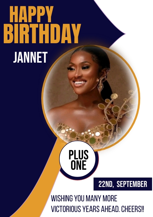 Birthday flyer (20) A4 template