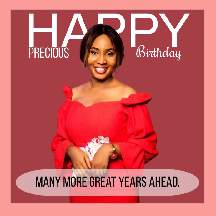 Birthday flyer (29) Instagram Post template