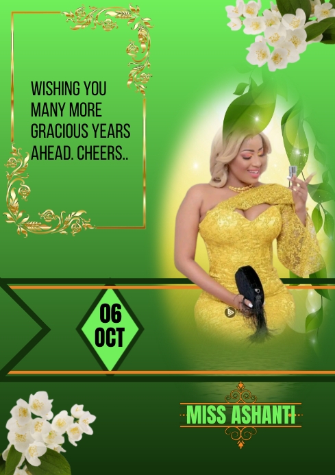 birthday flyer (29) A4 template