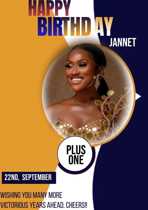 Birthday flyer (48) A4 template