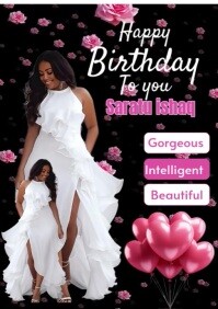 Birthday Flyer Design  A4 template