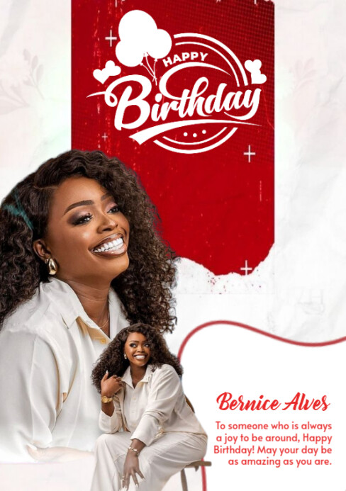 Birthday Flyer A5 template