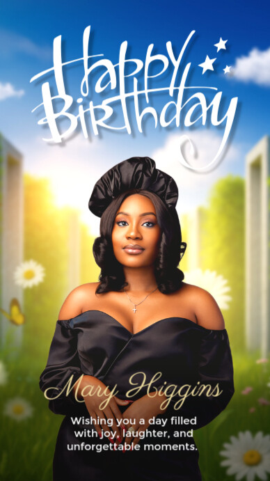 birthday flyer Instagram 快拍 template