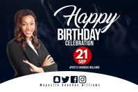 Birthday flyer Label template