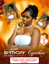 Birthday flyer template