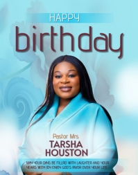 BIRTHDAY FLYER Poster/Wallboard template
