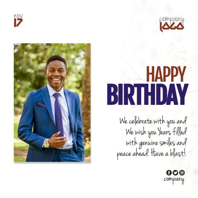 BIRTHDAY FLYER Instagram Plasing template