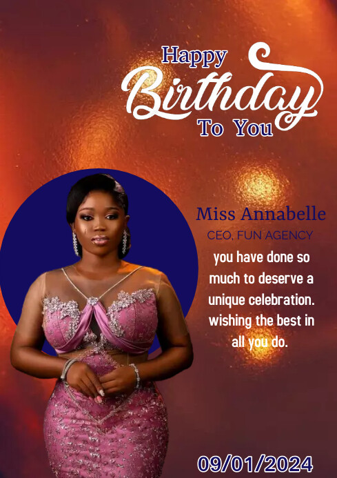 Birthday flyer Template | PosterMyWall