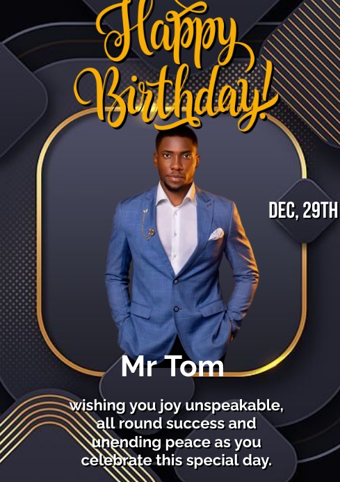 Birthday Flyer Template PosterMyWall