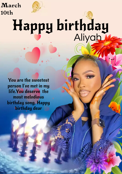 Birthday Flyer Template PosterMyWall
