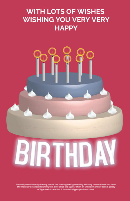 birthday flyer template PosterMyWall birthday flyer template PosterMyWall