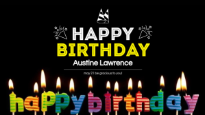 Sort Birthday Celebration Digitalt display Template