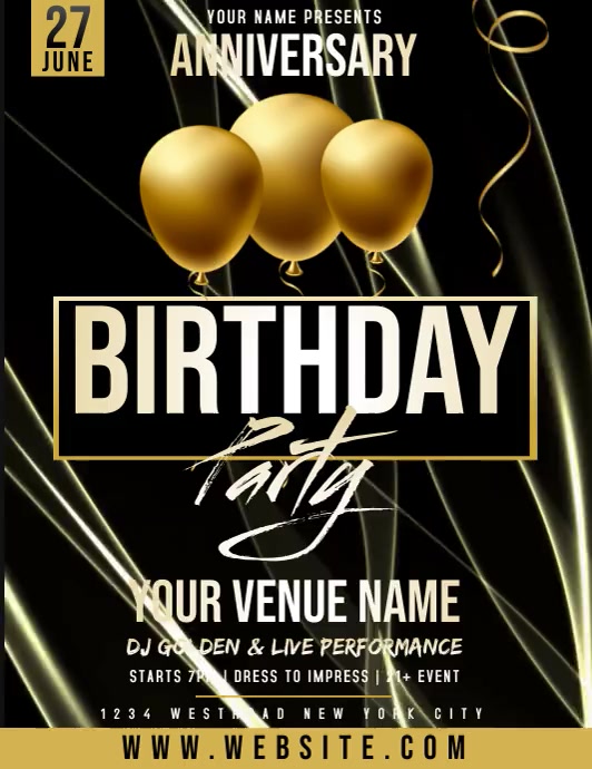 Brochure De Modele Video Flyer Anniversaire Postermywall Brochure De Modele Video Flyer Anniversaire Postermywall