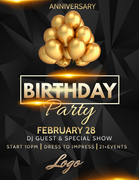 Modele Flyers D Anniversaire Flyers De Fete Postermywall Modele Flyers D Anniversaire Flyers De Fete Postermywall