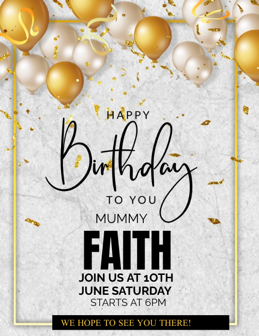 BIRTHDAY FLYERS Template PosterMyWall BIRTHDAY FLYERS Template PosterMyWall