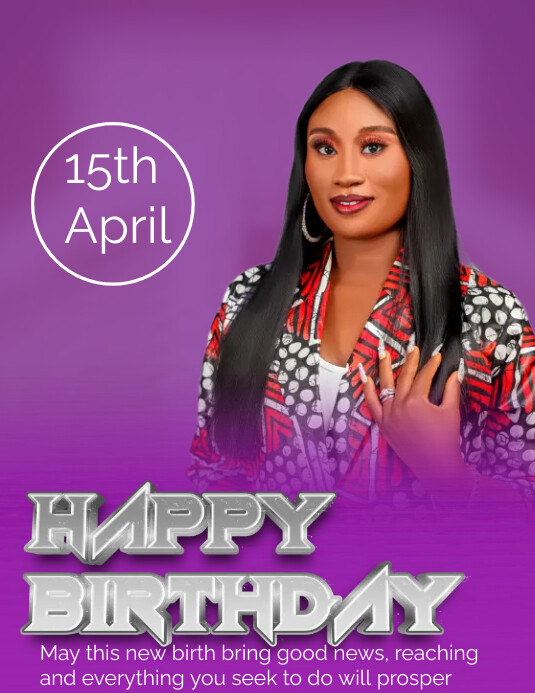 Birthday Flyers Template PosterMyWall Birthday Flyers Template PosterMyWall