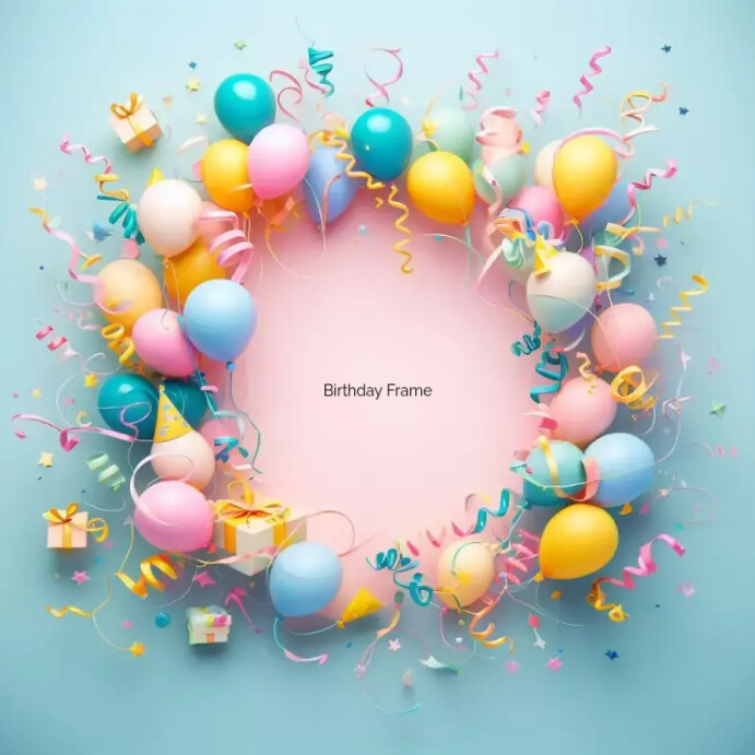 Birthday Frame Invitation Template | PosterMyWall