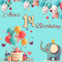birthday instagram post template