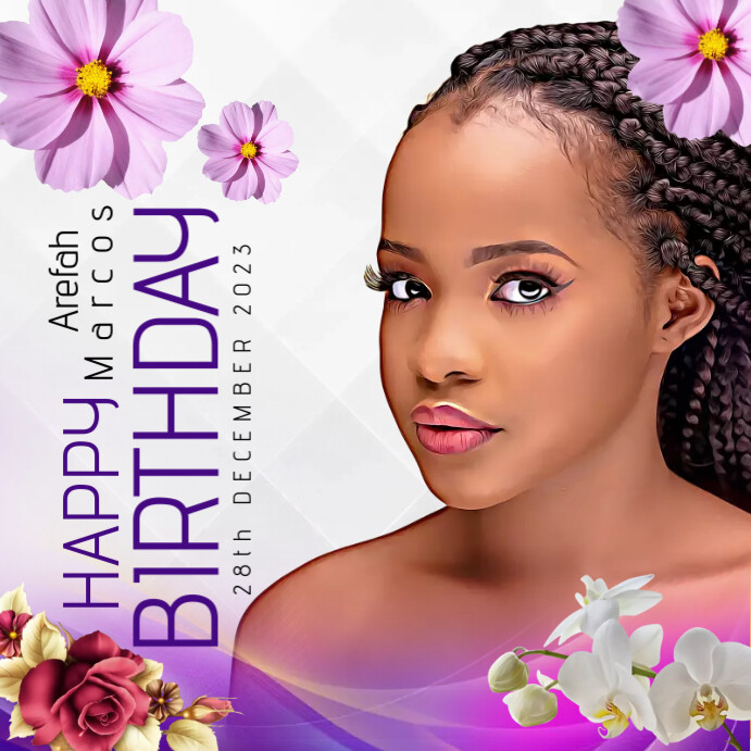 Birthday Instagram poster Template PosterMyWall