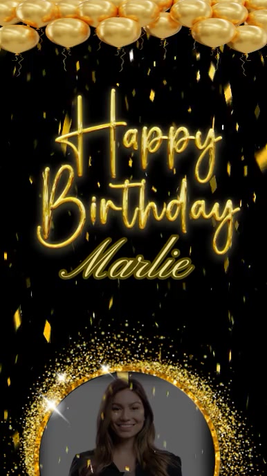 birthday instagram story, birthday post template