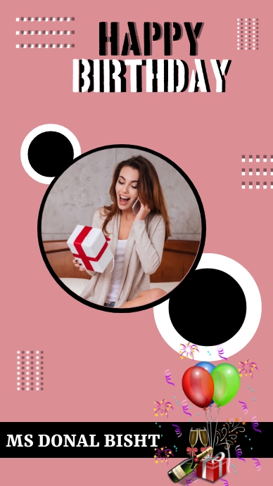 Birthday Instagram story template PosterMyWall Birthday Instagram story template PosterMyWall