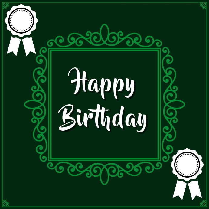 Birthday Instagram Template PosterMyWall