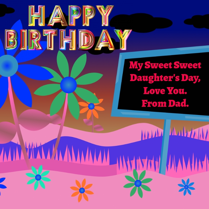 Birthday Instagram Template PosterMyWall