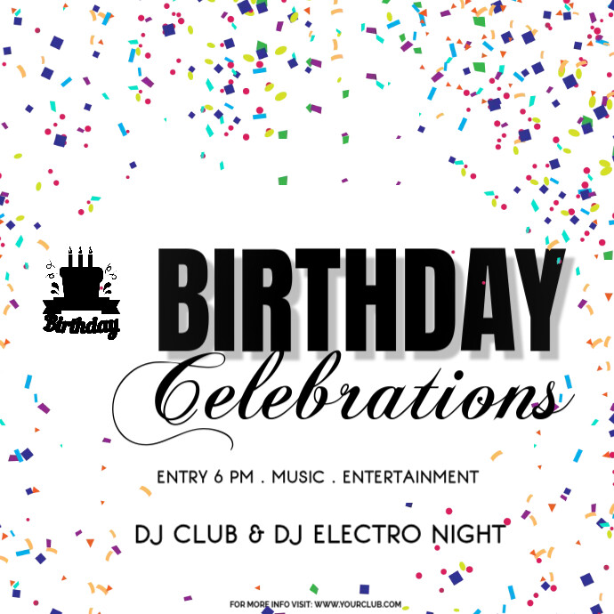 birthday invitation,birthday Template PosterMyWall