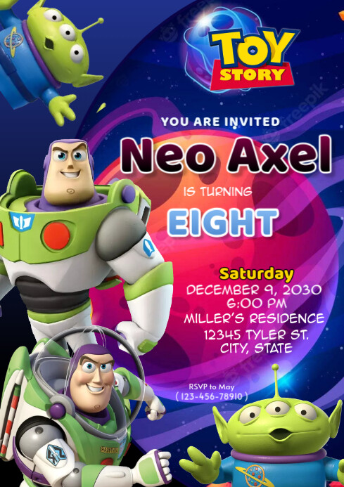 birthday invitation a4 Template | PosterMyWall