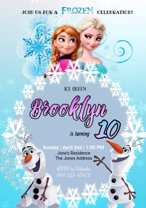 birthday invitation a4 Template | PosterMyWall