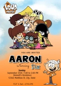 birthday invitation a4 template