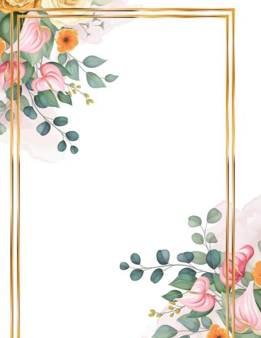 Example Design Invitation Background Birthday invitation background template | PosterMyWall