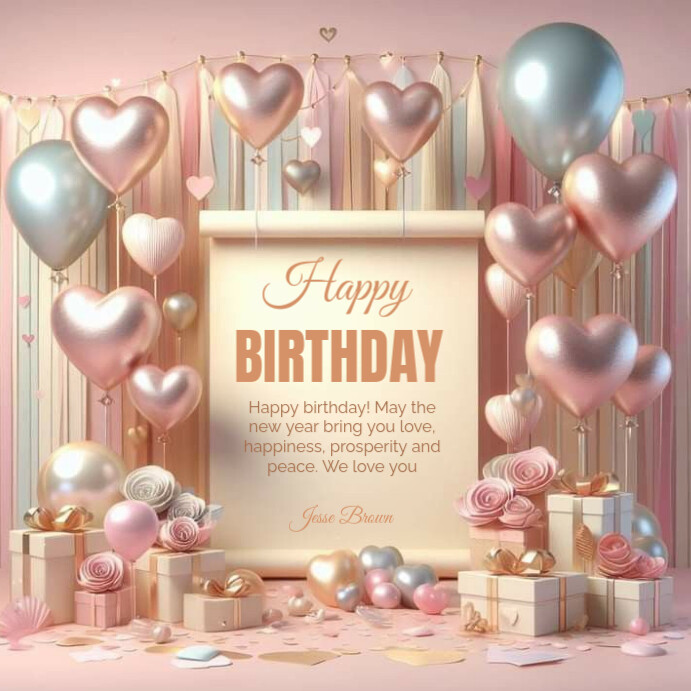 Birthday Invitation Card Template Design PosterMyWall birthday-invitation-card-template-design-postermywall