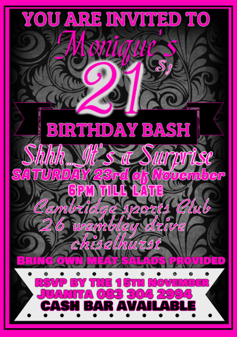 Modele Invitation Anniversaire Postermywall Modele Invitation Anniversaire Postermywall