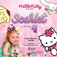 birthday invitation instagram post Instagram-bericht template