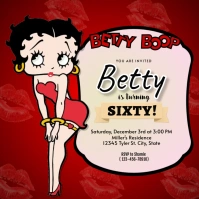 birthday invitation instagram post template