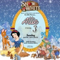 birthday invitation instagram post template