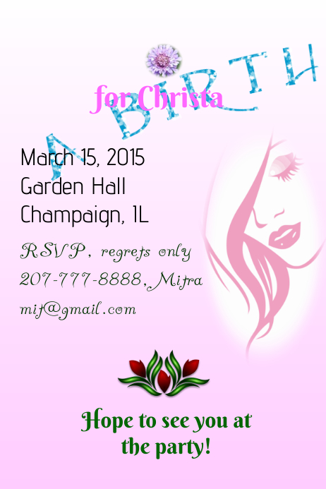 Birthday Invite 2 Template Postermywall