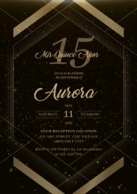 Birthday Invitation Template A4